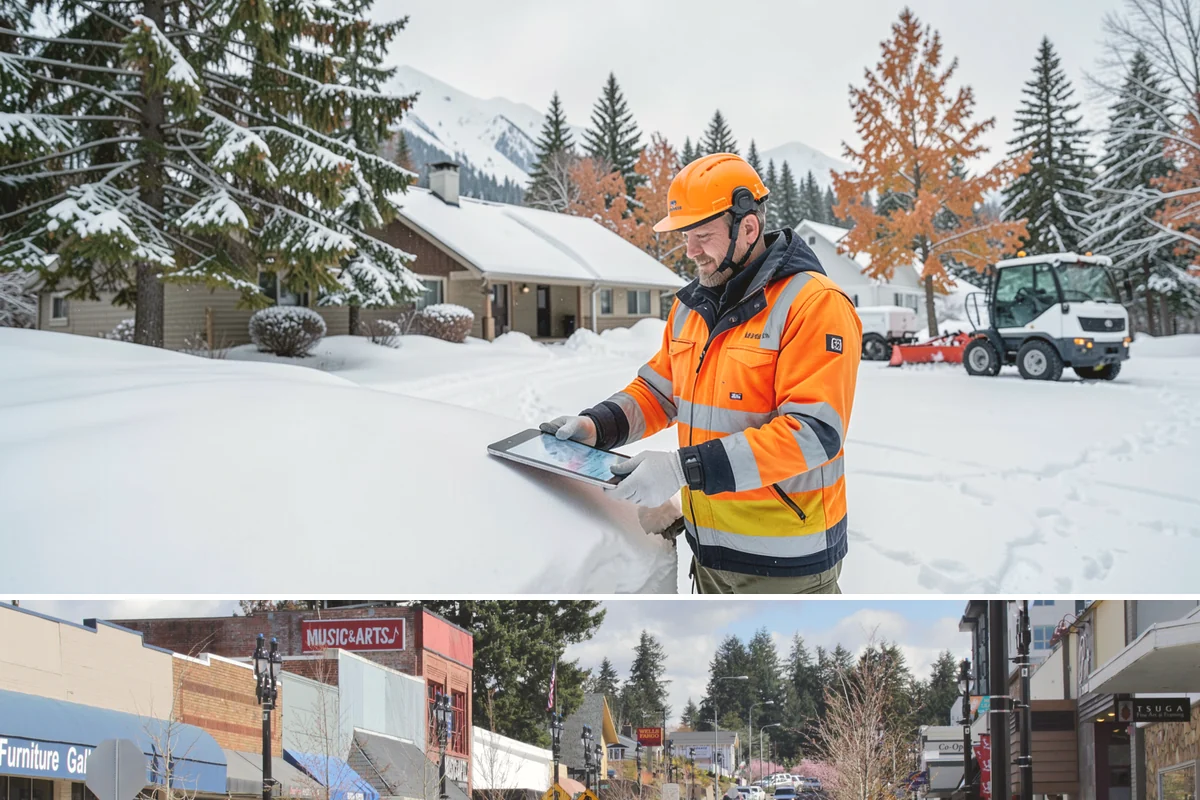 Zero-Tolerance Snow Service in Bothell, King County, WA - Contracts are arranged before winter begins, typically by early November, to guarantee crew availability for every event.