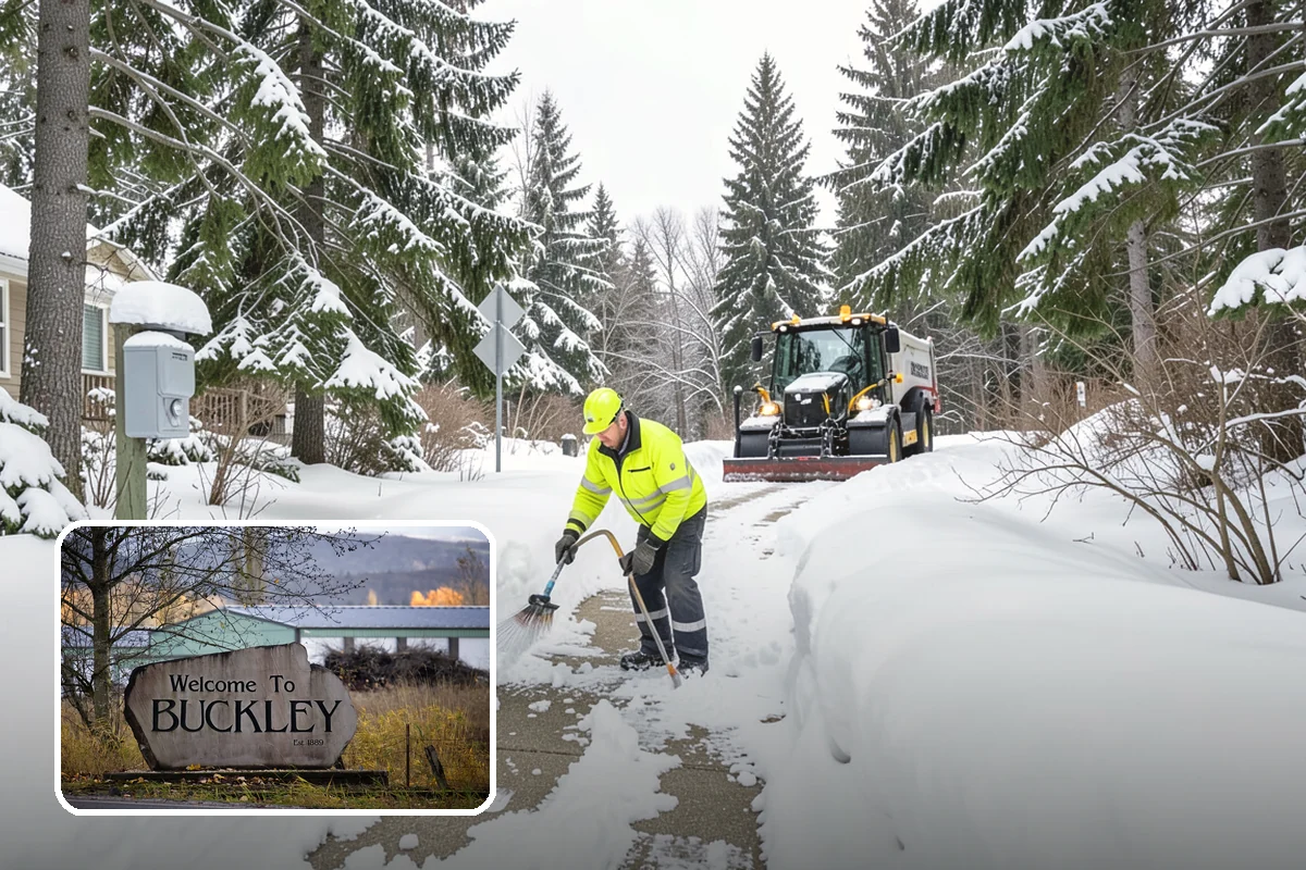 Zero-Tolerance Snow Service in Buckley, Pierce County, WA - Surfaces held bare throughout the entire storm