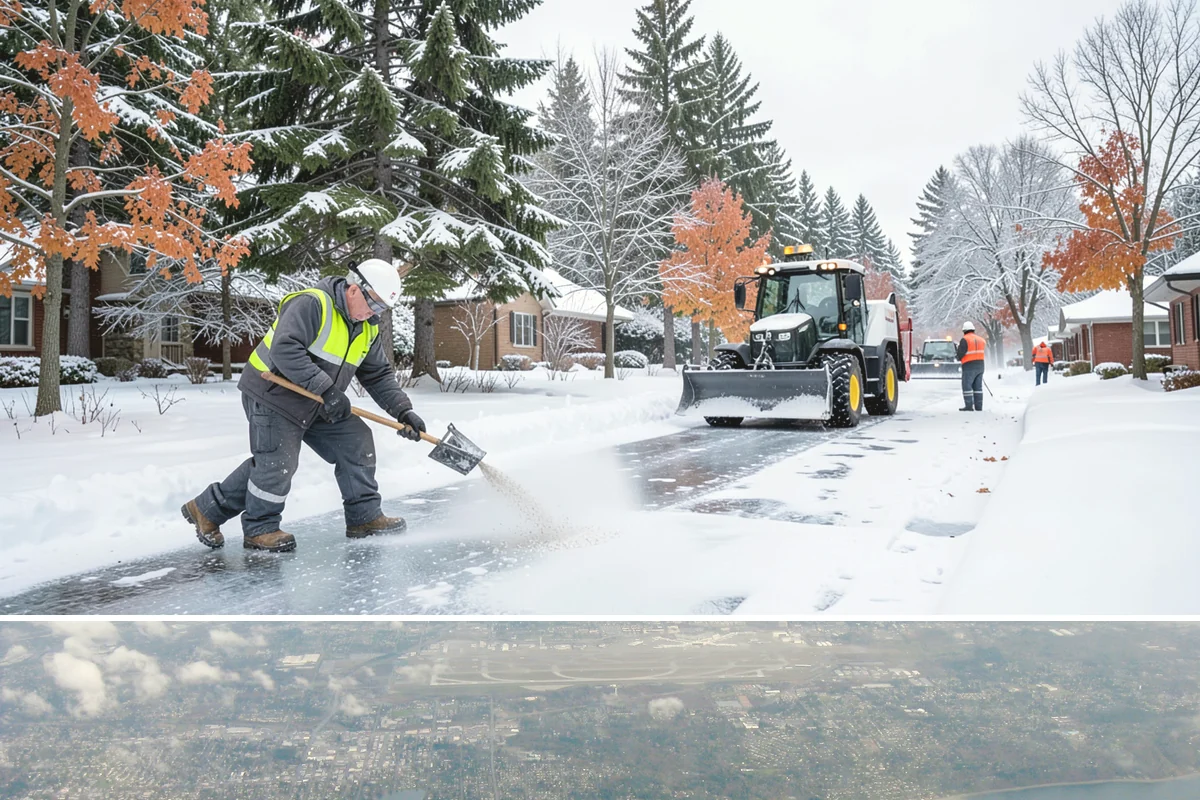 Zero-Tolerance Snow Service in Burien, King County, WA - Contracts are arranged before winter begins, typically by early November, to guarantee crew availability for every event.