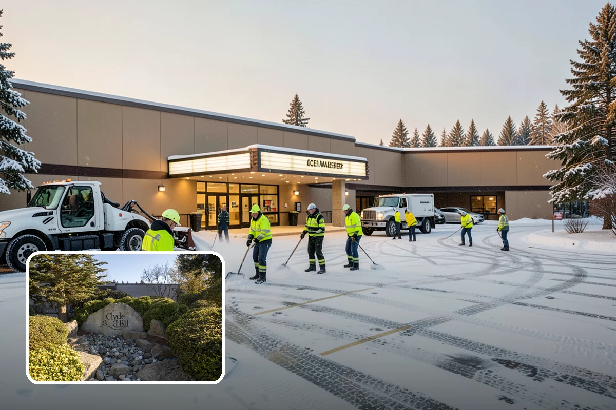Zero-Tolerance Snow Service in Clyde Hill, King County, WA - Surfaces held bare throughout the entire storm