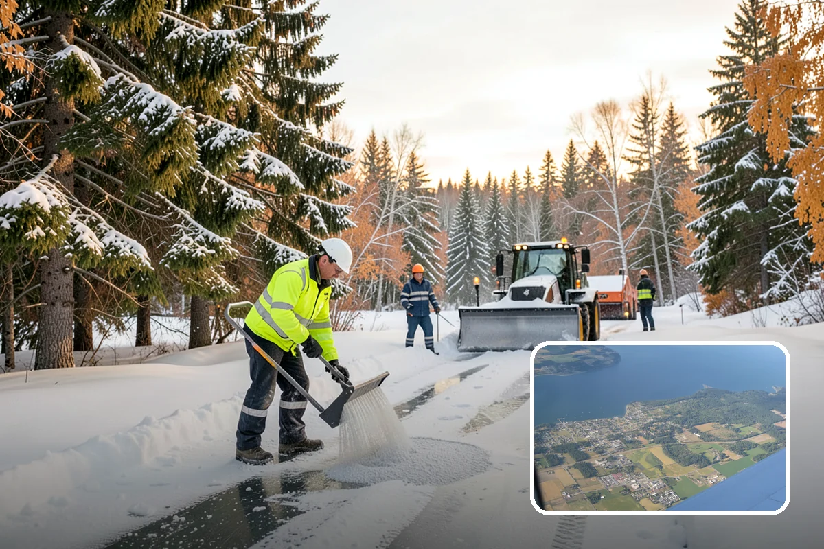 Zero-Tolerance Snow Service in Coupeville, Island County, WA - Surfaces held bare throughout the entire storm