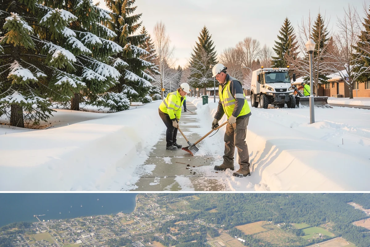 Zero-Tolerance Snow Service in Coupeville, Island County, WA - Contracts are arranged before winter begins, typically by early November, to guarantee crew availability for every event.