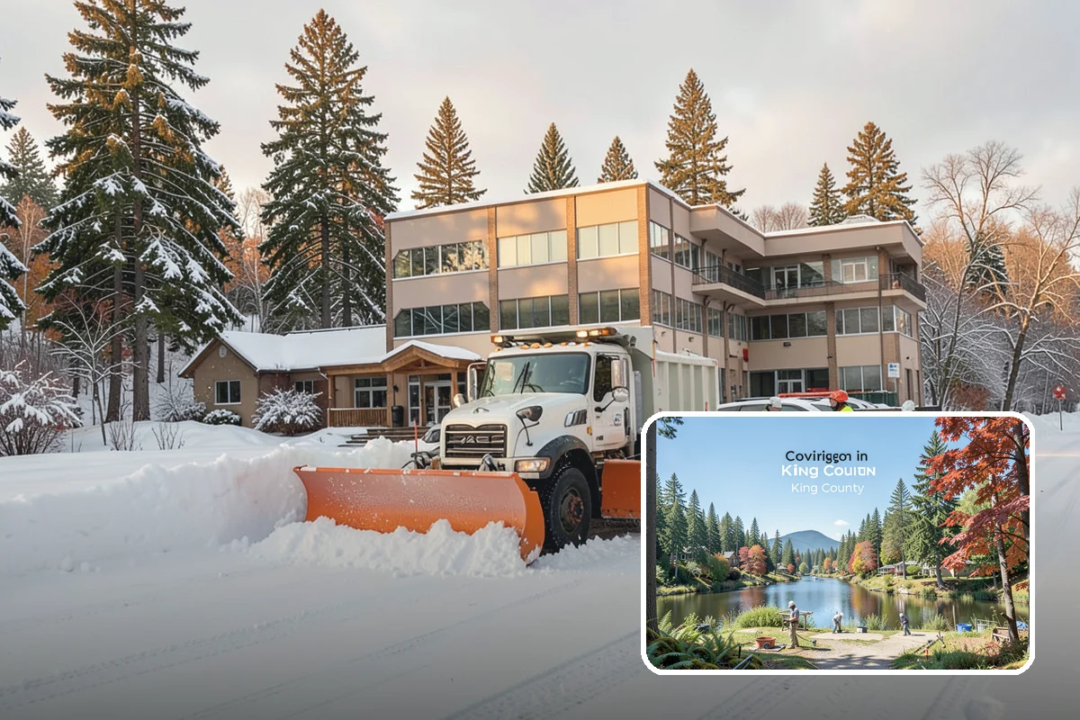 Zero-Tolerance Snow Service in Covington, King County, WA - Surfaces held bare throughout the entire storm