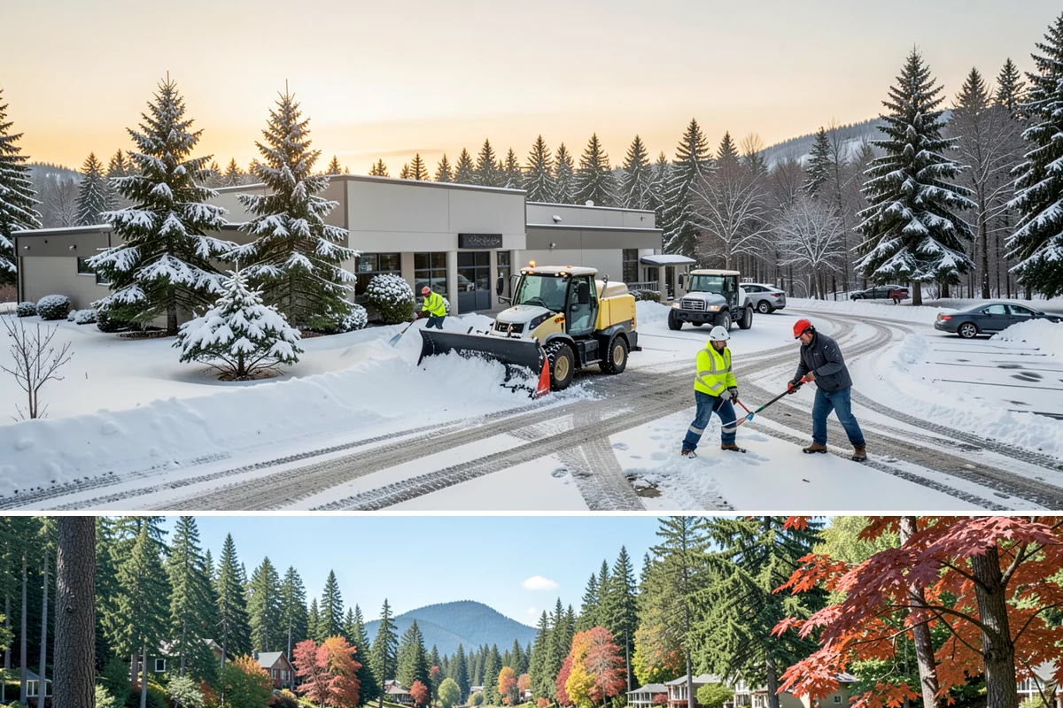 Zero-Tolerance Snow Service in Covington, King County, WA - Contracts are arranged before winter begins, typically by early November, to guarantee crew availability for every event.