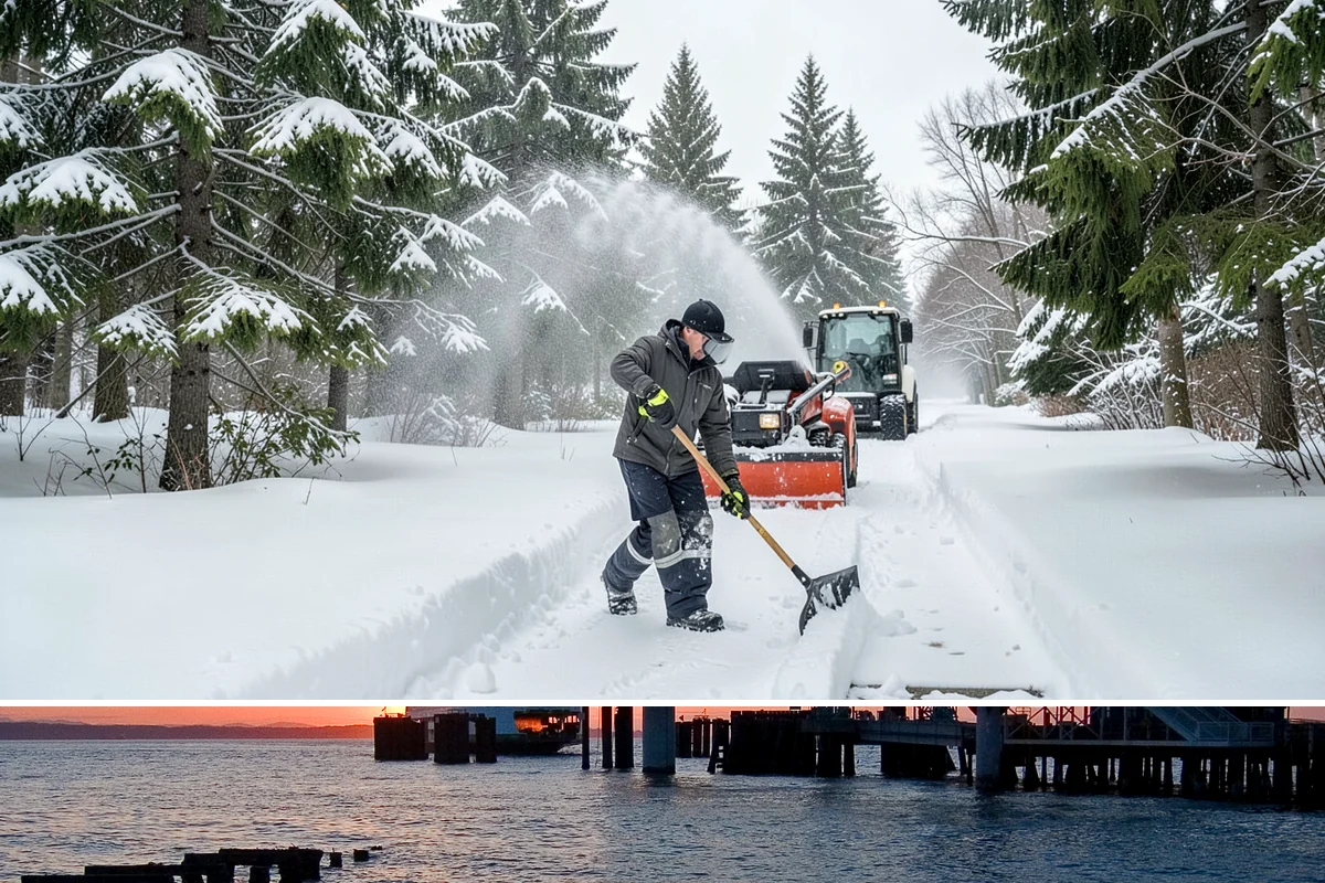 Zero-Tolerance Snow Service in Edmonds, Snohomish County, WA - Contracts are arranged before winter begins, typically by early November, to guarantee crew availability for every event.