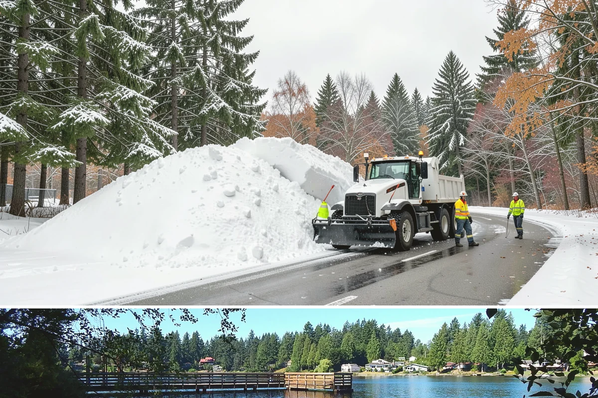 Zero-Tolerance Snow Service in Federal Way, King County, WA - Contracts are arranged before winter begins, typically by early November, to guarantee crew availability for every event.