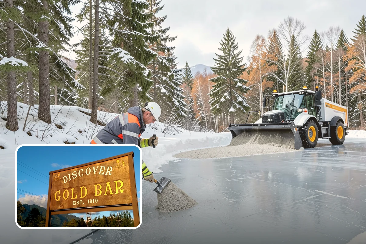 Zero-Tolerance Snow Service in Gold Bar, Snohomish County, WA - Surfaces held bare throughout the entire storm