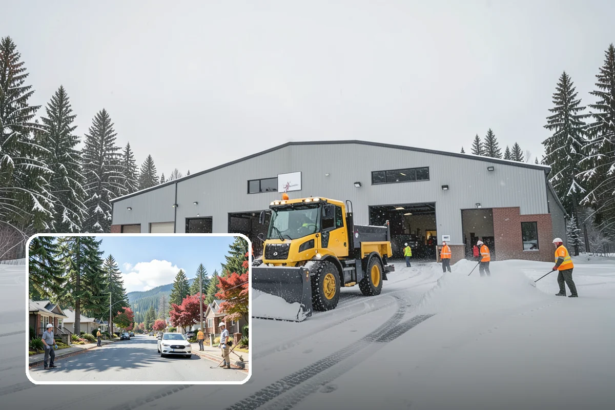 Zero-Tolerance Snow Service in Hunts Point, King County, WA - Surfaces held bare throughout the entire storm