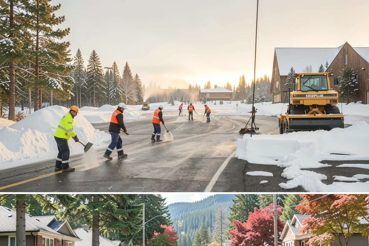Zero-Tolerance Snow Service in Hunts Point, King County, WA - Contracts are arranged before winter begins, typically by early November, to guarantee crew availability for every event.