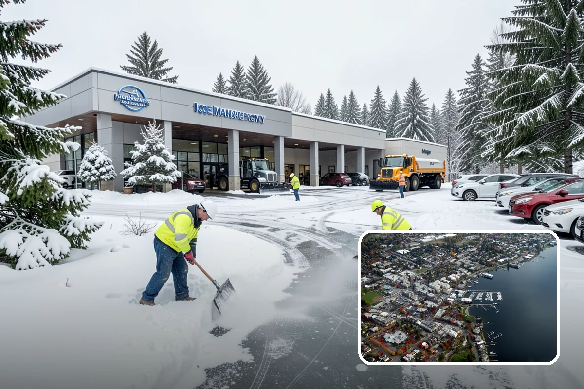 Zero-Tolerance Snow Service in Kirkland, King County, WA - Surfaces held bare throughout the entire storm