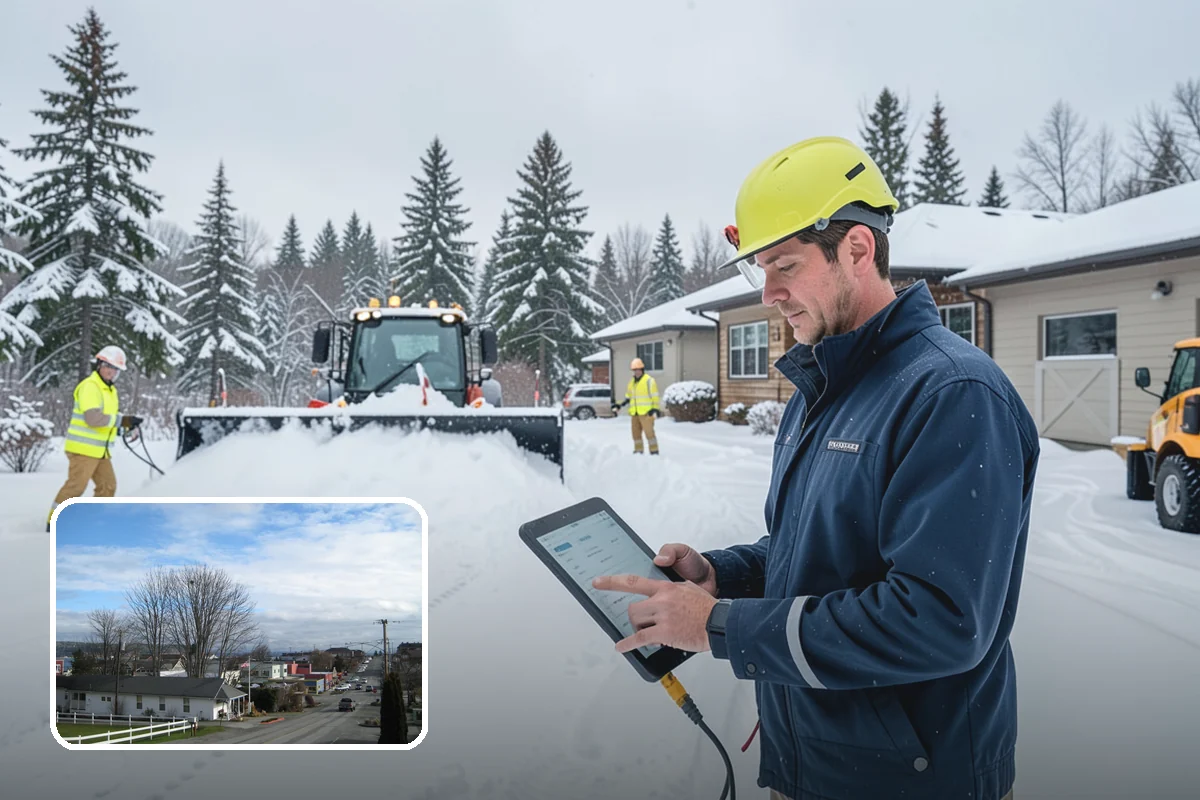 Zero-Tolerance Snow Service in Langley, Island County, WA - Surfaces held bare throughout the entire storm