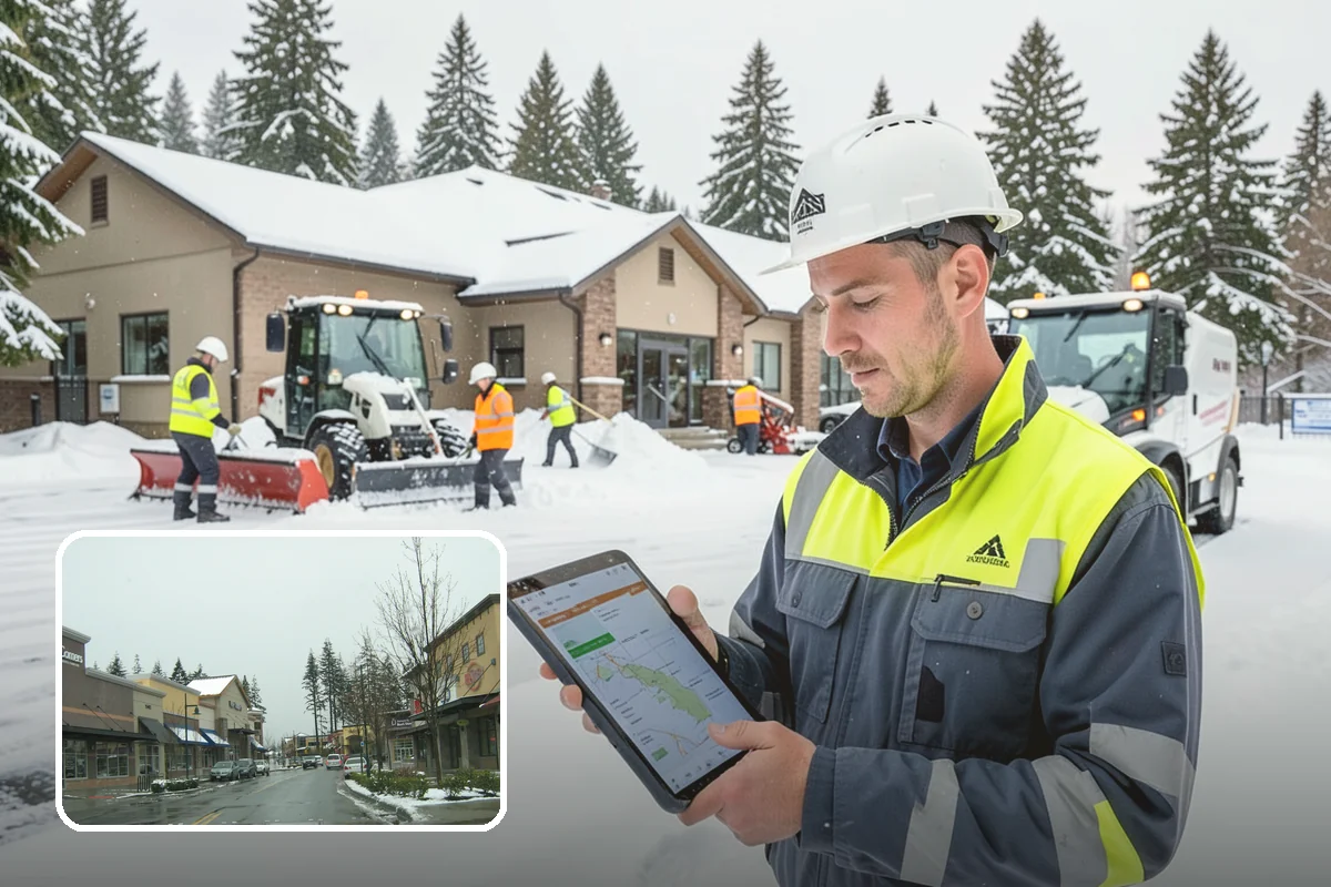 Zero-Tolerance Snow Service in Mill Creek, Snohomish County, WA - Surfaces held bare throughout the entire storm