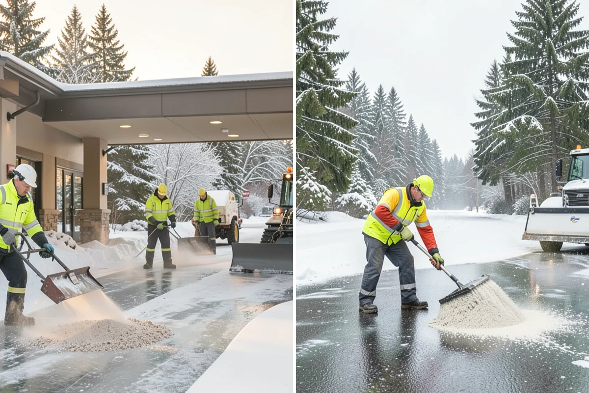 Zero-Tolerance Snow Service in Monroe, Snohomish County, WA - We map your highest-risk zones and set a bare-pavement standard