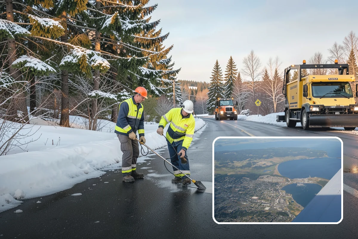 Zero-Tolerance Snow Service in Oak Harbor, Island County, WA - Surfaces held bare throughout the entire storm