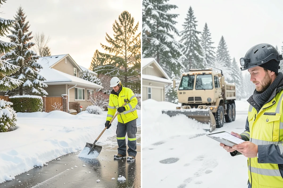 Zero-Tolerance Snow Service in Oak Harbor, Island County, WA - We map your highest-risk zones and set a bare-pavement standard