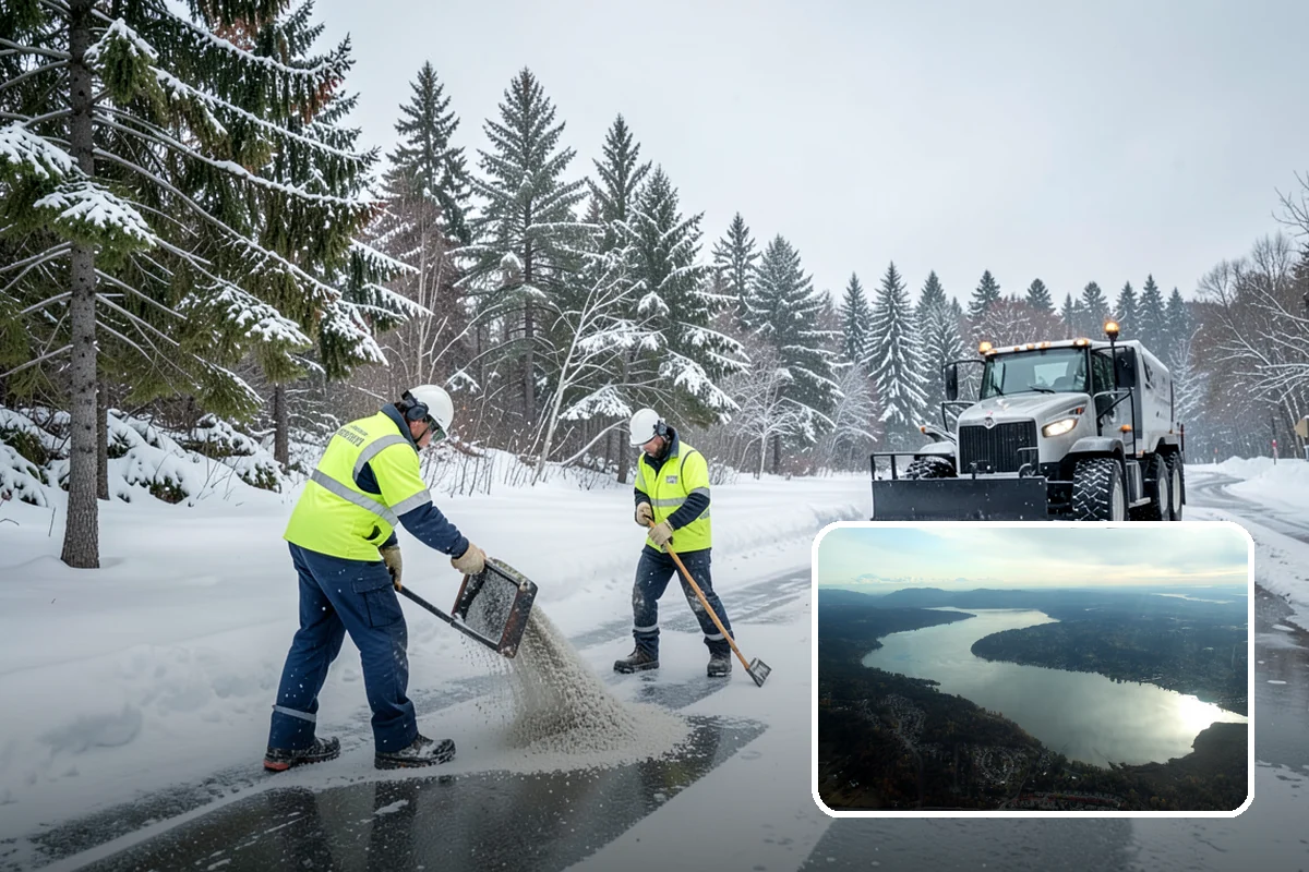 Zero-Tolerance Snow Service in Sammamish, King County, WA - Surfaces held bare throughout the entire storm