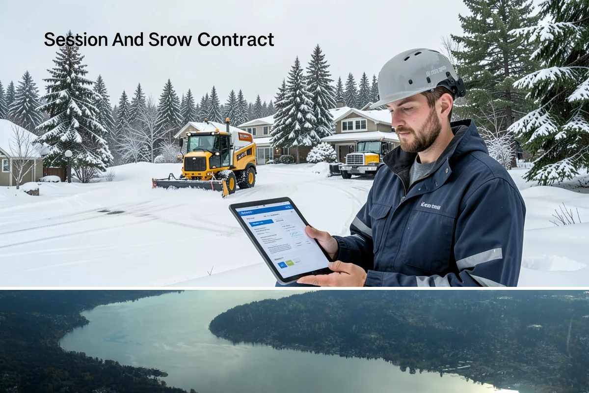 Zero-Tolerance Snow Service in Sammamish, King County, WA - Contracts are arranged before winter begins, typically by early November, to guarantee crew availability for every event.