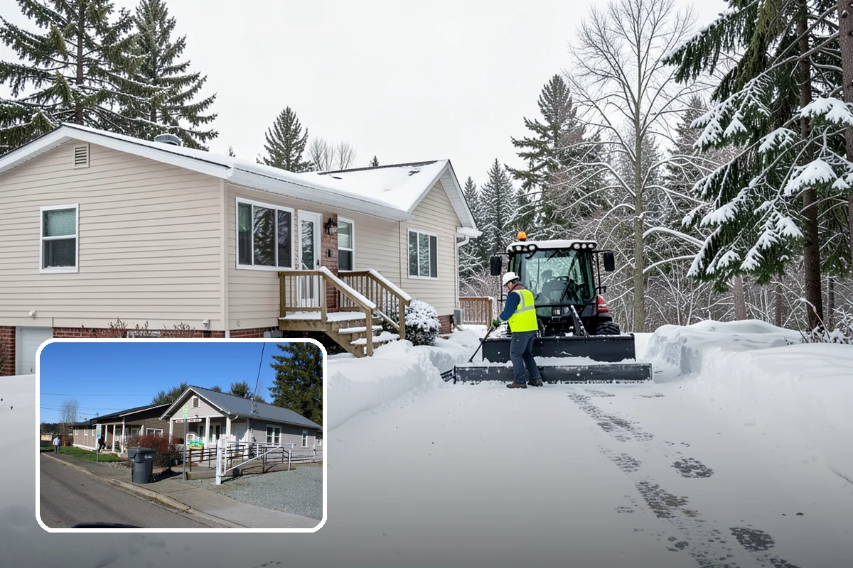 Zero-Tolerance Snow Service in South Prairie, Pierce County, WA - Surfaces held bare throughout the entire storm