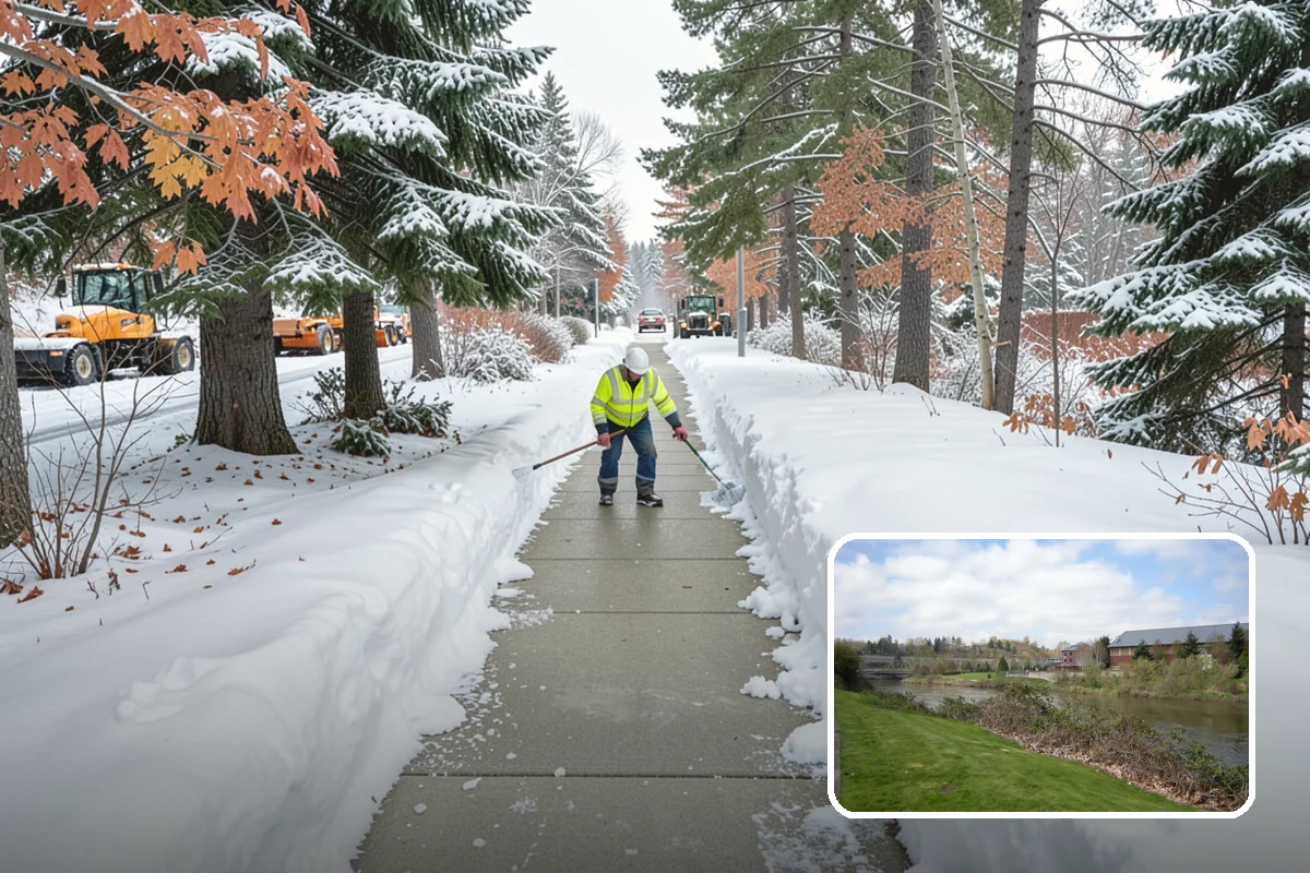 Zero-Tolerance Snow Service in Tukwila, King County, WA - Surfaces held bare throughout the entire storm
