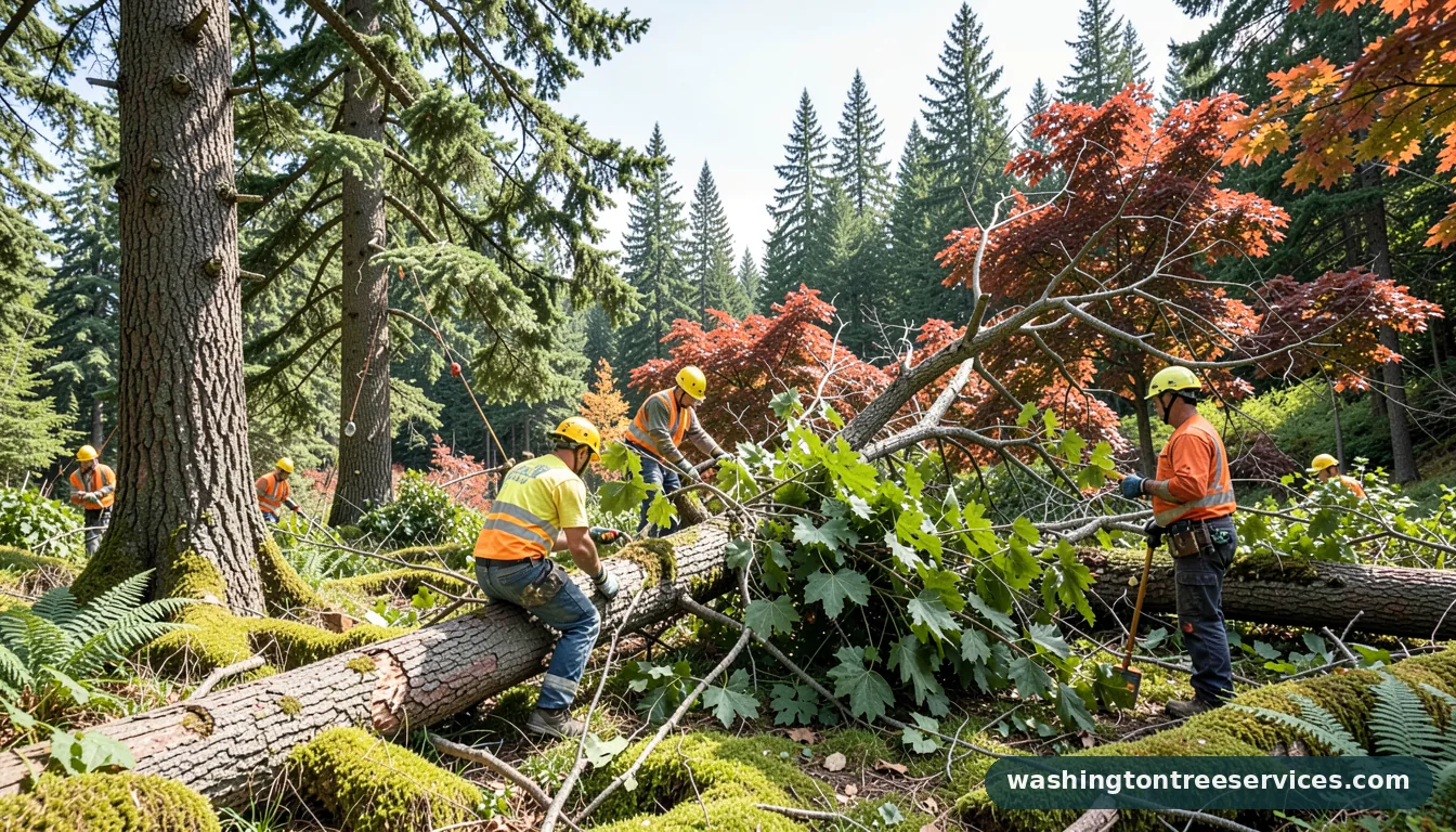 advanced tree felling techniques in Washington | Washington Tree Services advanced tree felling techniques - professional tree service in Washington