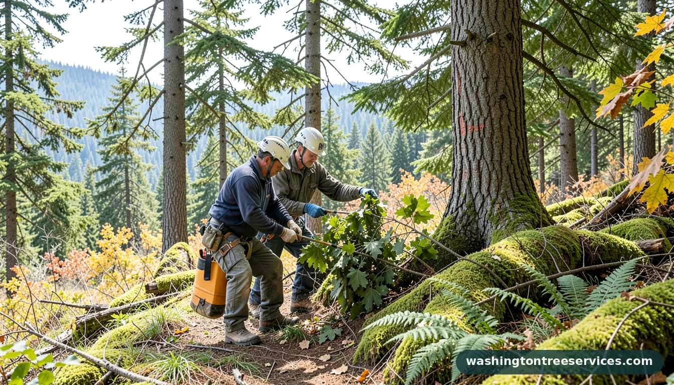 apex tree service sandpoint - certified arborists at work in Washington