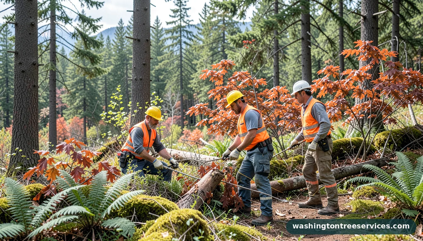 apex tree service sandpoint - tree service equipment and crew in Washington