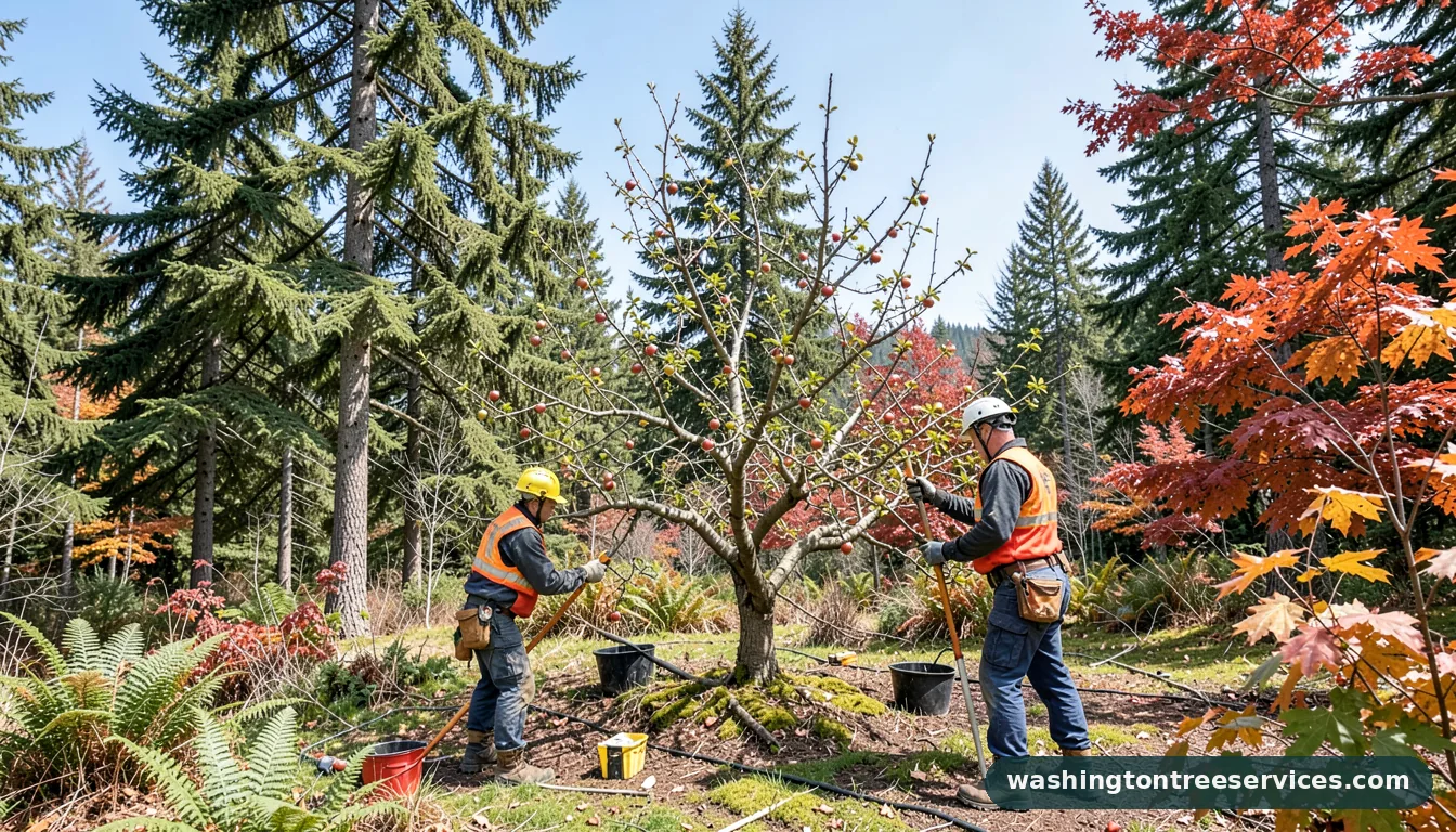 apple tree pruning winter in Washington | Washington Tree Services apple tree pruning winter - professional tree service in Washington