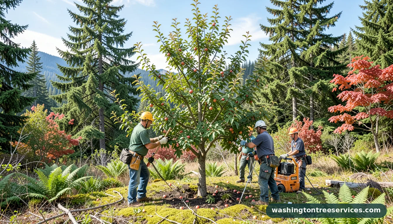 apple tree pruning - professional tree service in Washington