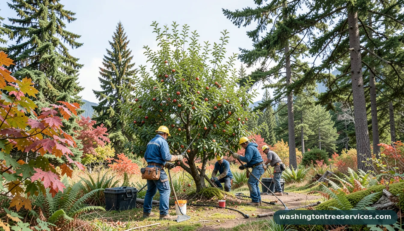 apple tree trimming - professional tree service in Washington