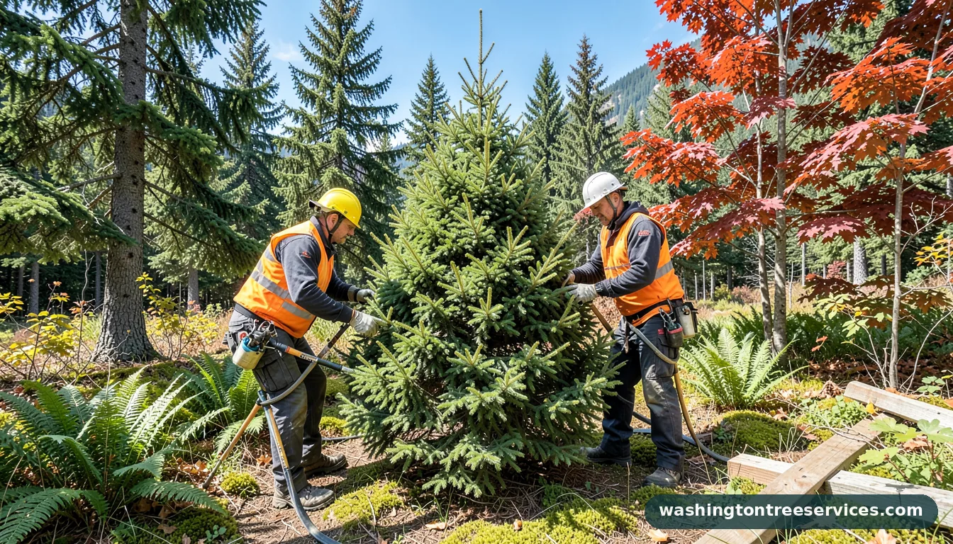 arbor vitae browning - certified arborists at work in Washington