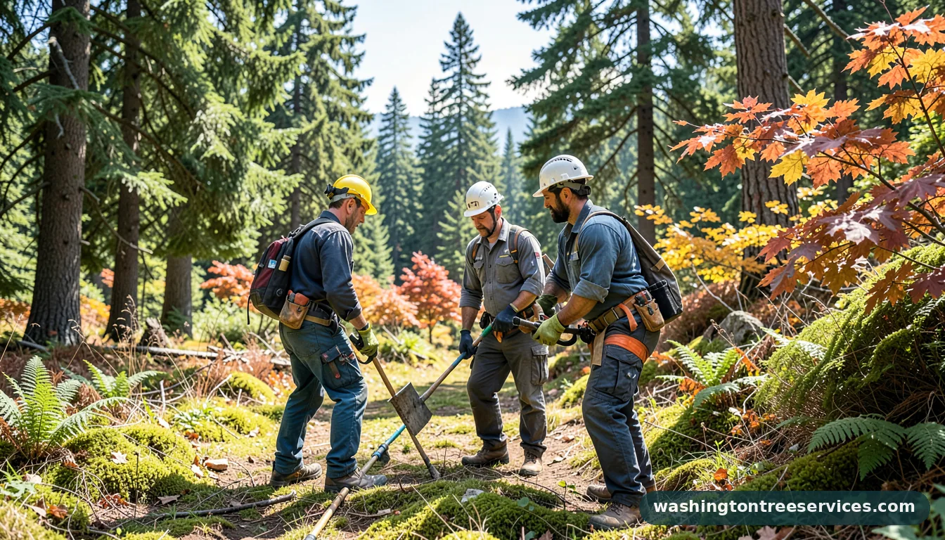 arborist bellevue wa - certified arborists at work in Washington