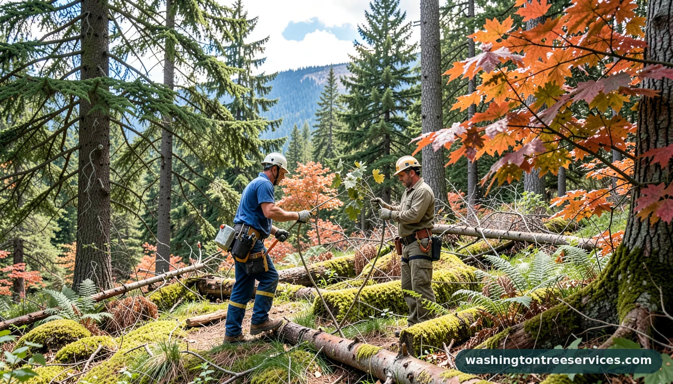 arborist bellevue - certified arborists at work in Washington