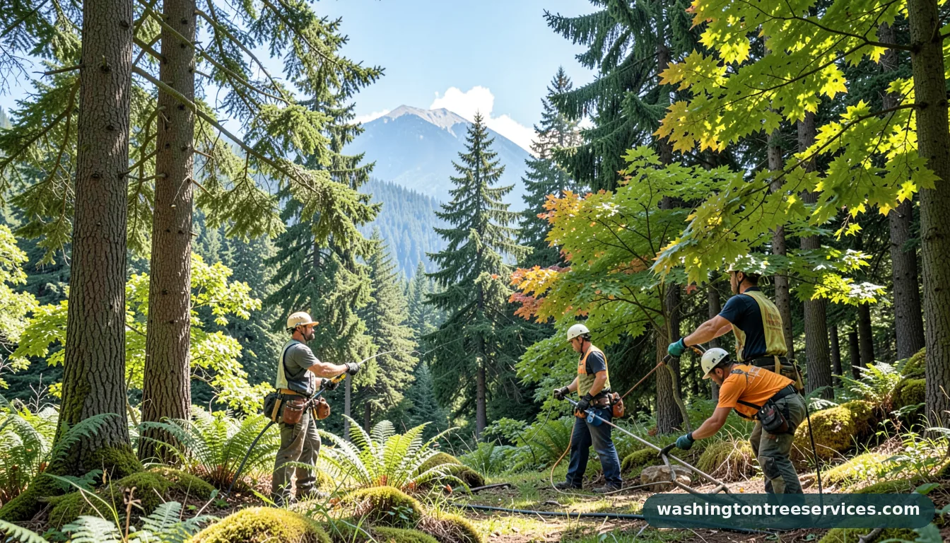 arborist bothell - completed tree work by Washington Tree Services