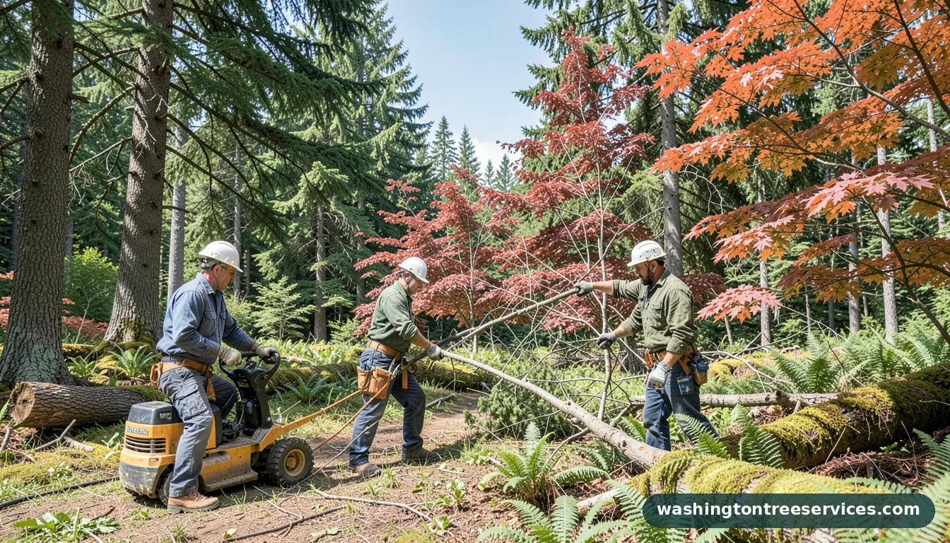 arborist des moines - certified arborists at work in Washington