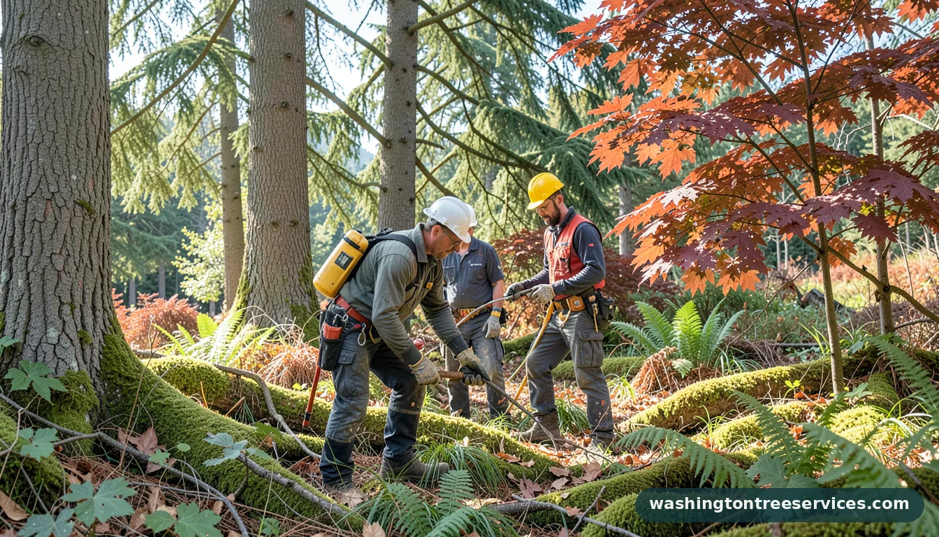 arborist des moines - completed tree work by Washington Tree Services