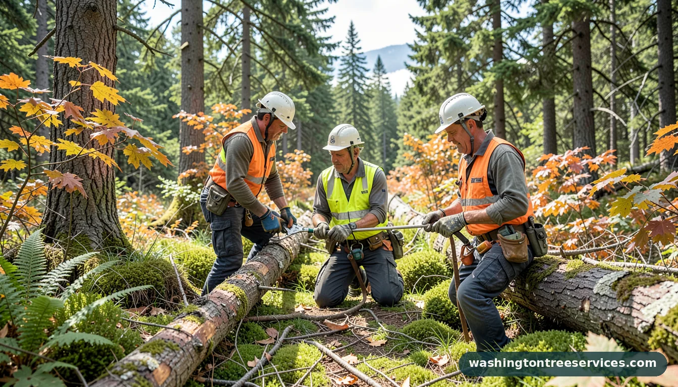 Professional equipment for arborist edmonds wa in Washington arborist edmonds wa - tree service equipment and crew in Washington