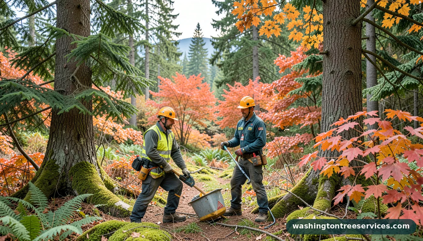 arborist everett wa - certified arborists at work in Washington