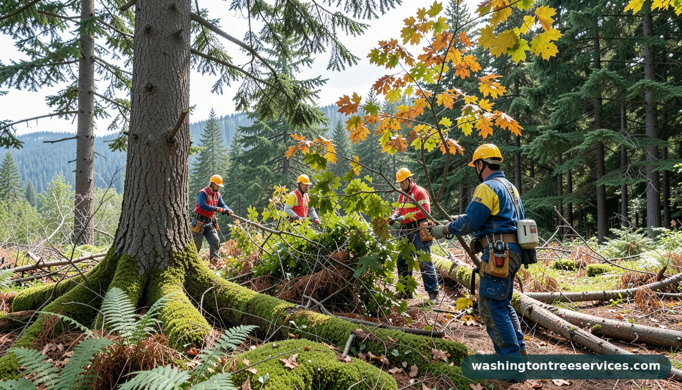 Professional equipment for arborist in seattle in Washington arborist in seattle - tree service equipment and crew in Washington