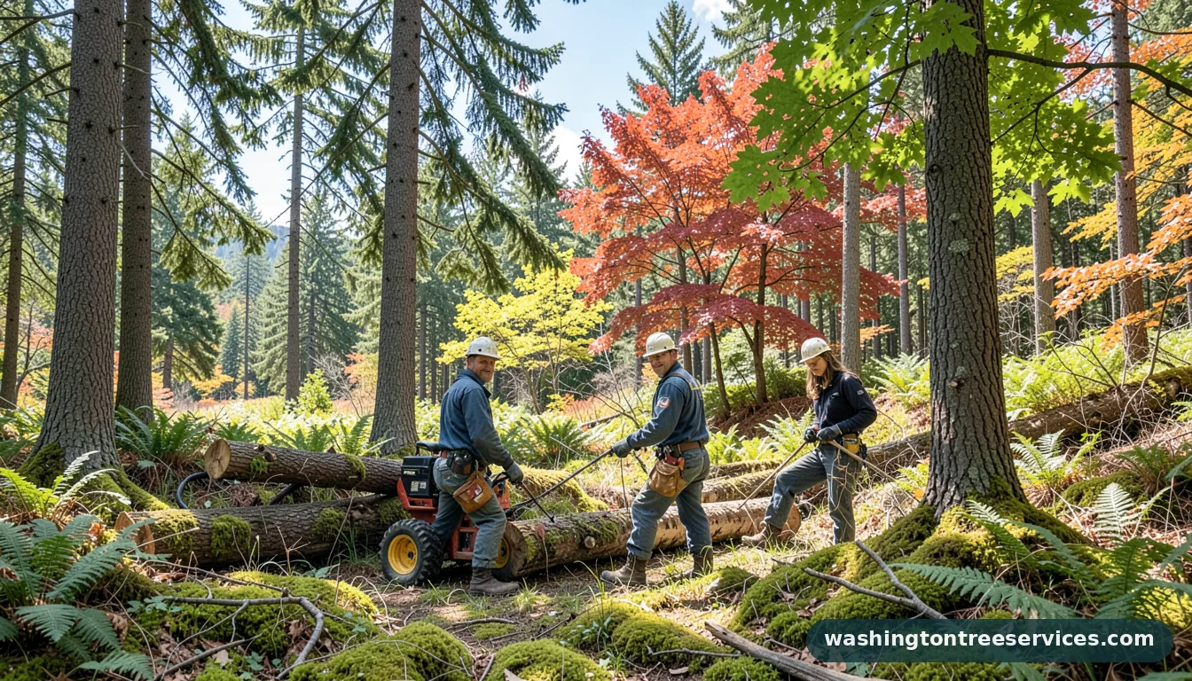 Certified arborists handling arborist issaquah in Washington arborist issaquah - certified arborists at work in Washington