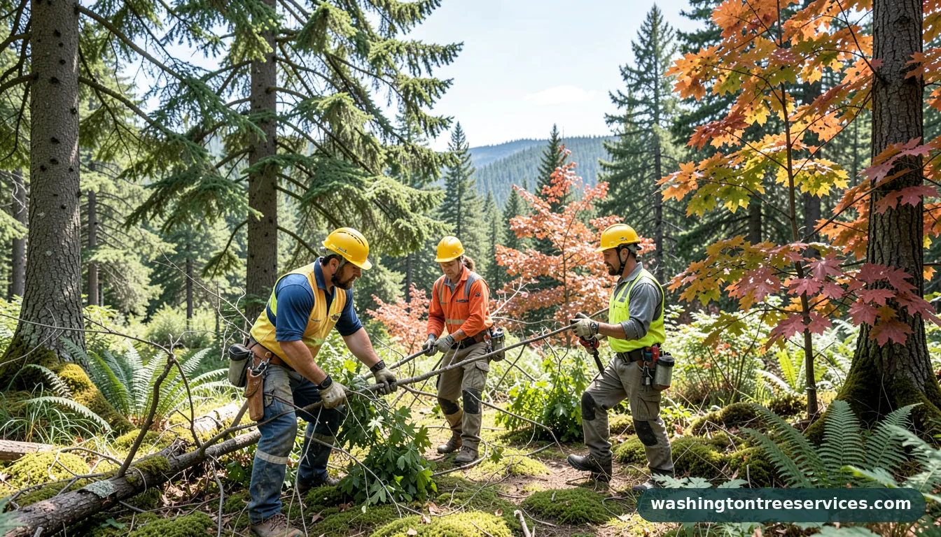Professional equipment for arborist issaquah in Washington arborist issaquah - tree service equipment and crew in Washington