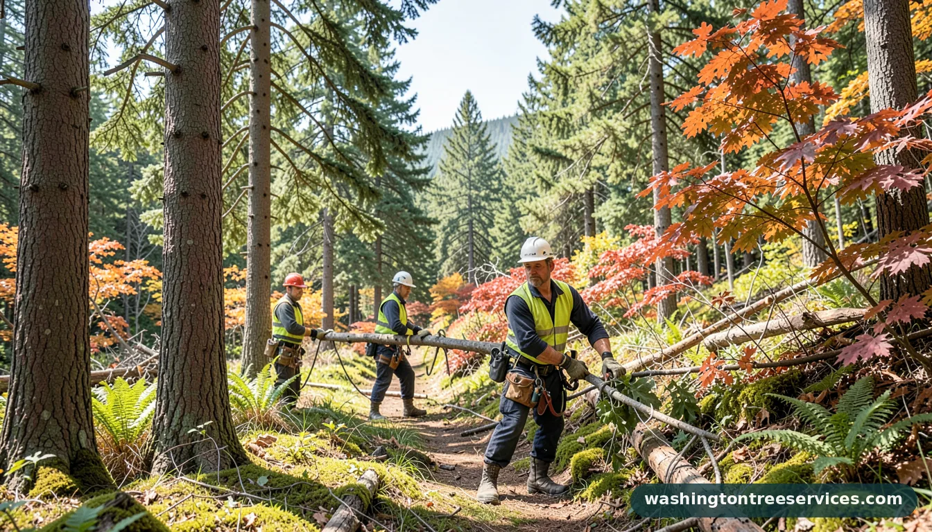 arborist kent wa - tree service equipment and crew in Washington