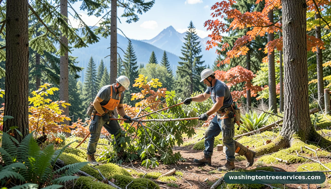 arborist kent wa - completed tree work by Washington Tree Services