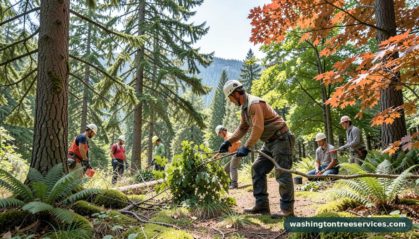 arborist of washington - certified arborists at work in Washington