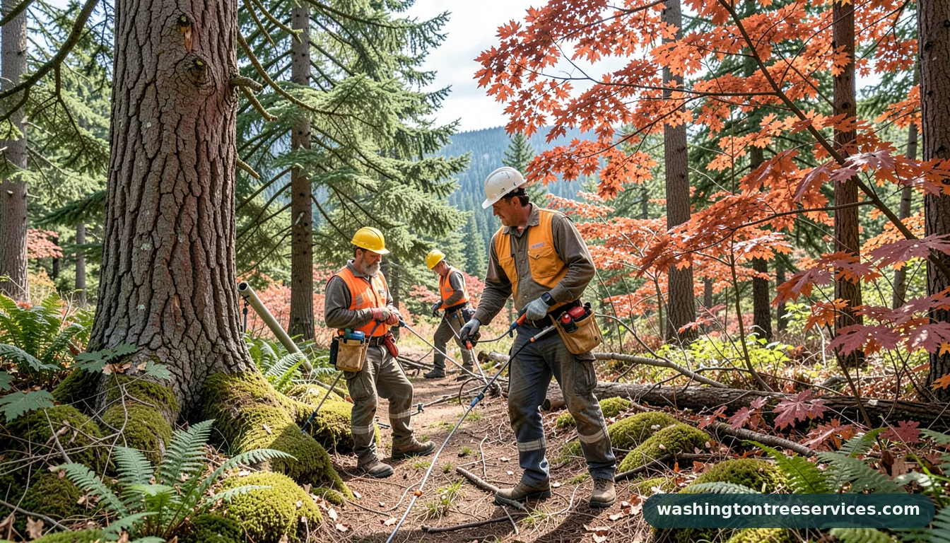 arborist of washington - tree service equipment and crew in Washington