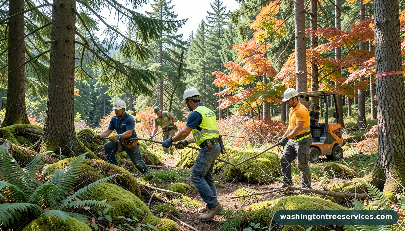 arborist puyallup - certified arborists at work in Washington
