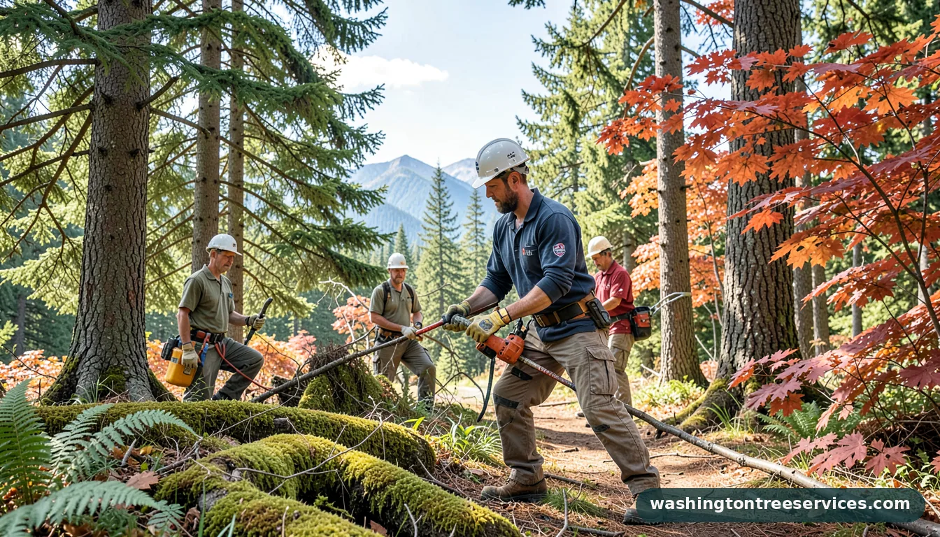 arborist puyallup - completed tree work by Washington Tree Services