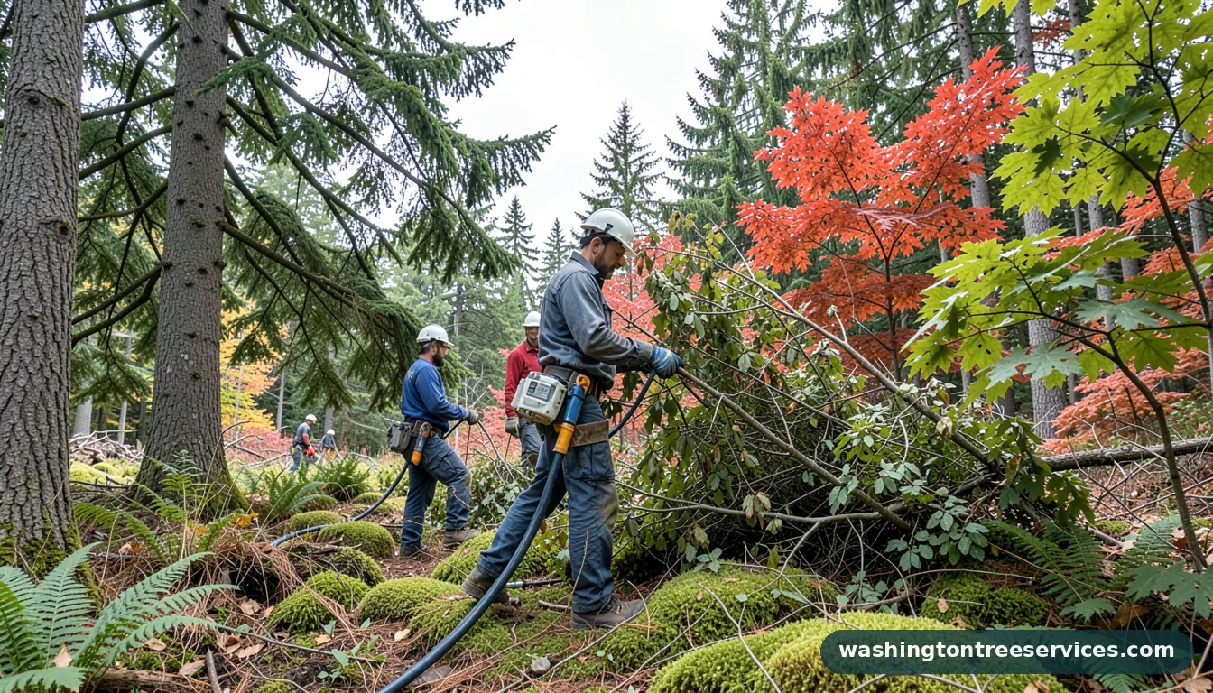 Professional equipment for arborist seattle area in Washington arborist seattle area - tree service equipment and crew in Washington