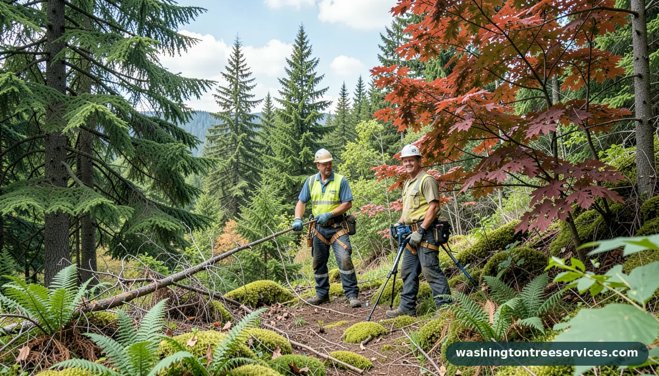 arborist snohomish county - completed tree work by Washington Tree Services