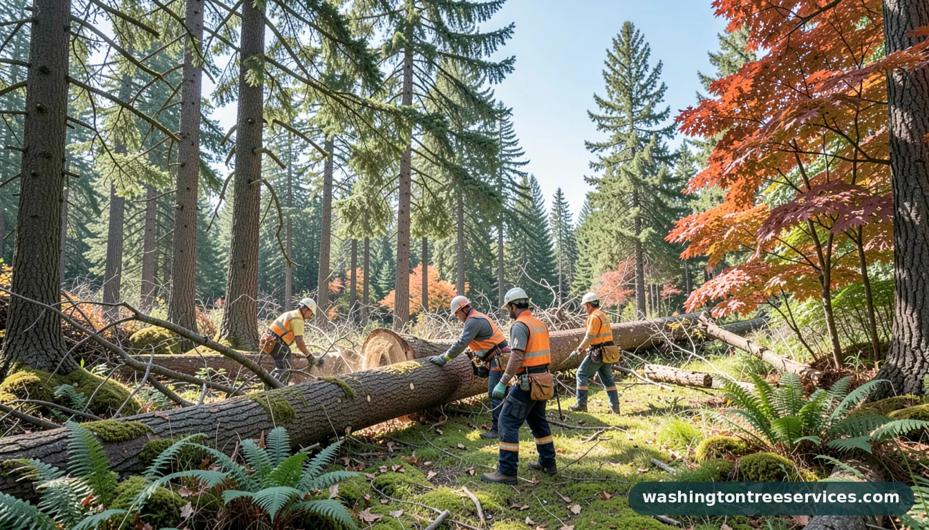 arborist tree felling - professional tree service in Washington
