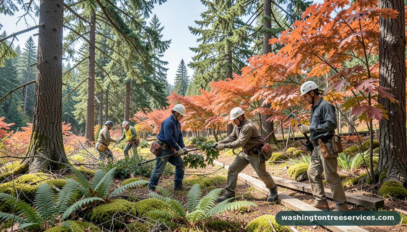 Certified arborists handling arborist washington state in Washington arborist washington state - certified arborists at work in Washington